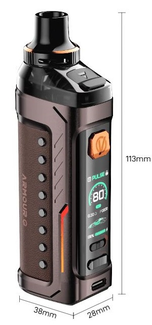 ARMOUR G VAPORESSO 80 Watt - TANK Capienza 5 ml - Coil serie GTX Mesh
